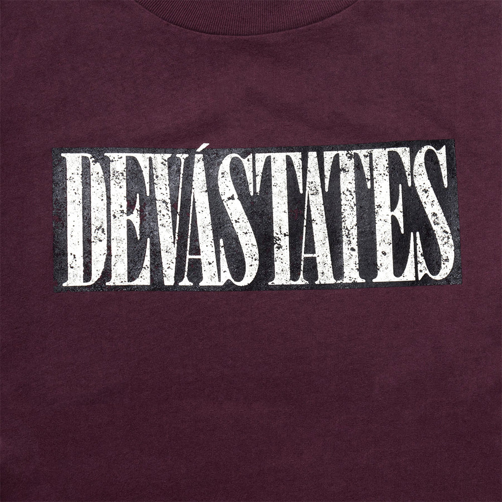 GUERRE Long-sleeve GFX Retro Tee 'Burgundy'