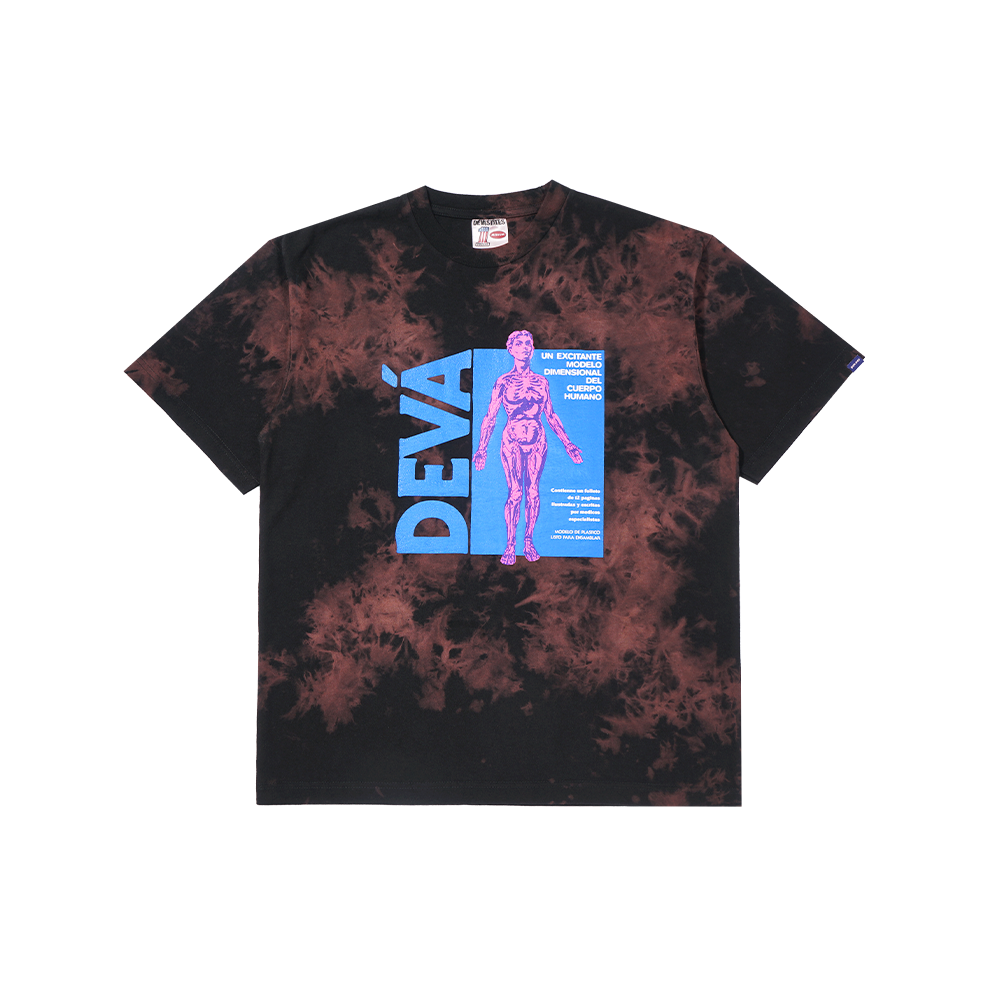 ANATOMY S/S Graphic Tee 'Bleached Black'