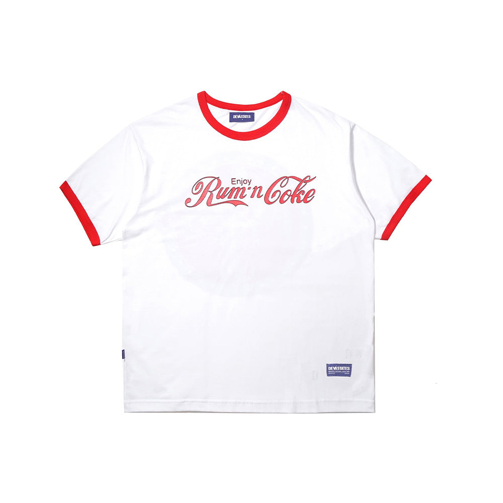 HAVANA Ringer Run-n Coke Tee 'White Red'