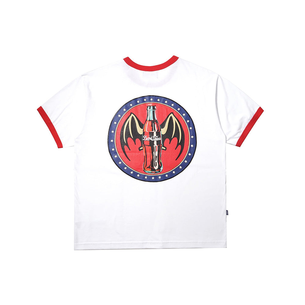 HAVANA Ringer Run-n Coke Tee 'White Red'