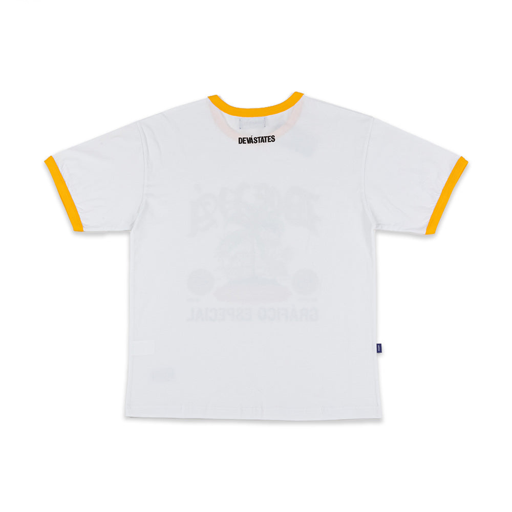 PARAISO Ringer Tee 'White'