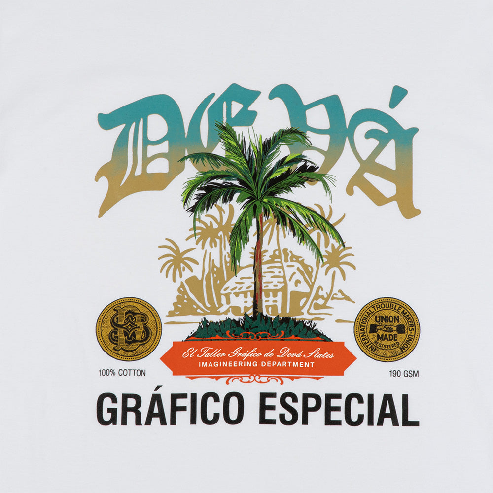 PARAISO Ringer Tee 'White'