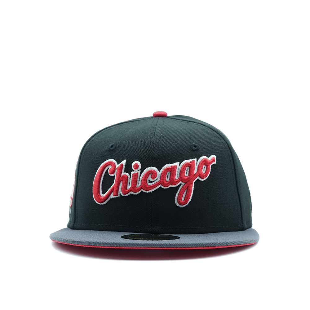 Chicago White Sox 59FIFTY '2005 WS' Script Logo 'Black'