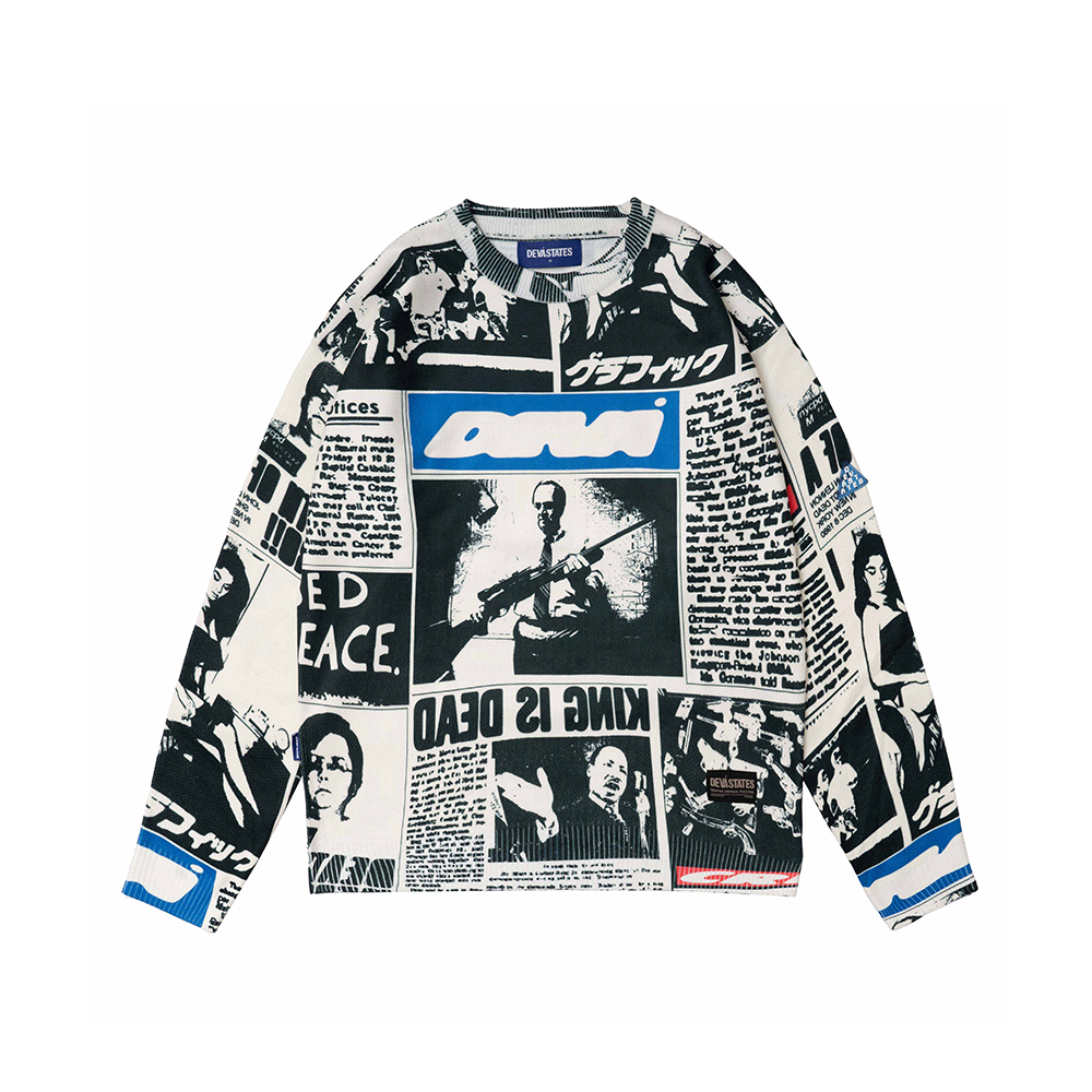 CLIPPING Crewneck 'Multi'