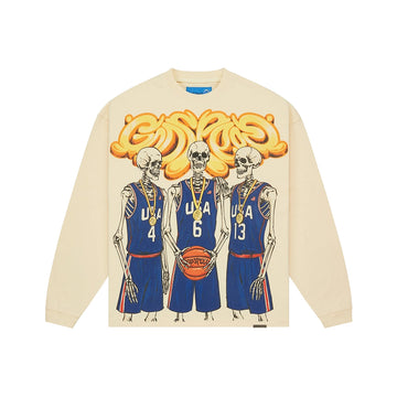 Dream Team II Long Sleeve Tee NG 'Bone'