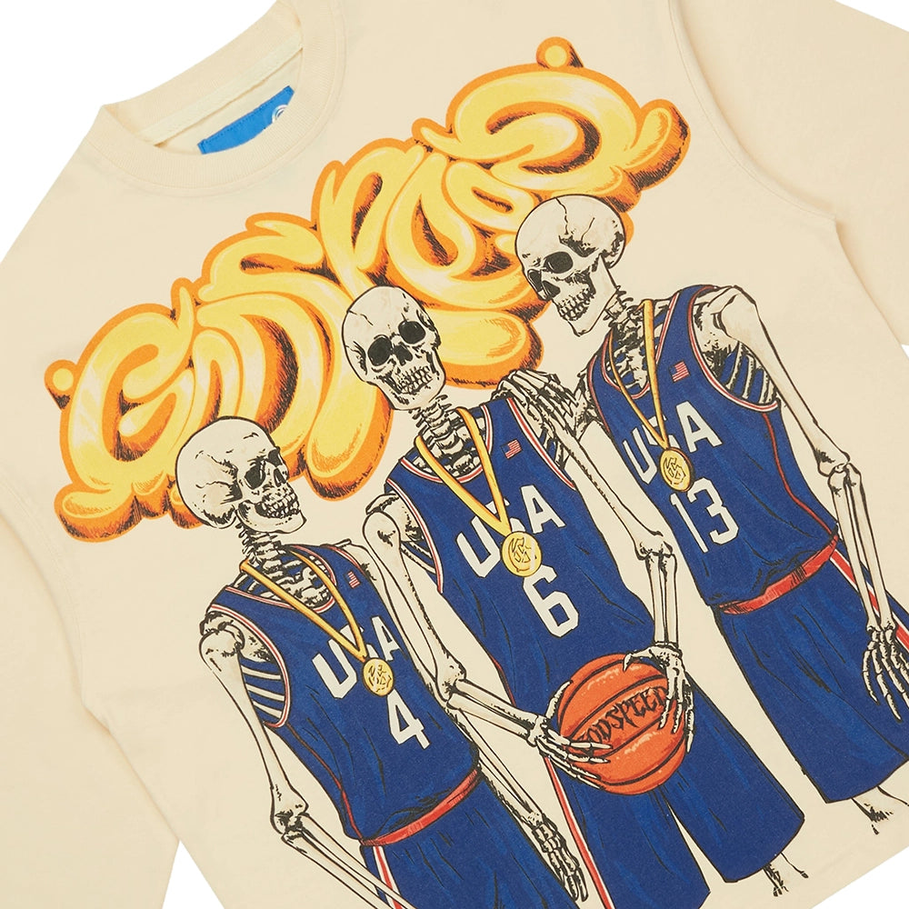 Dream Team II Long Sleeve Tee NG 'Bone'