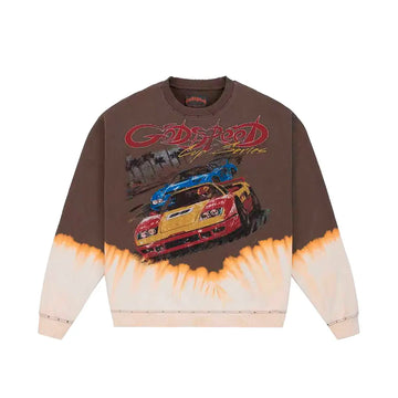 F.T.W Sweatshirt 'Brown Bleached Wash'