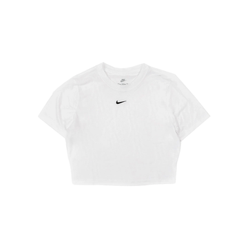 W NSW Essential Slim Cropped Tee 'White/Black'