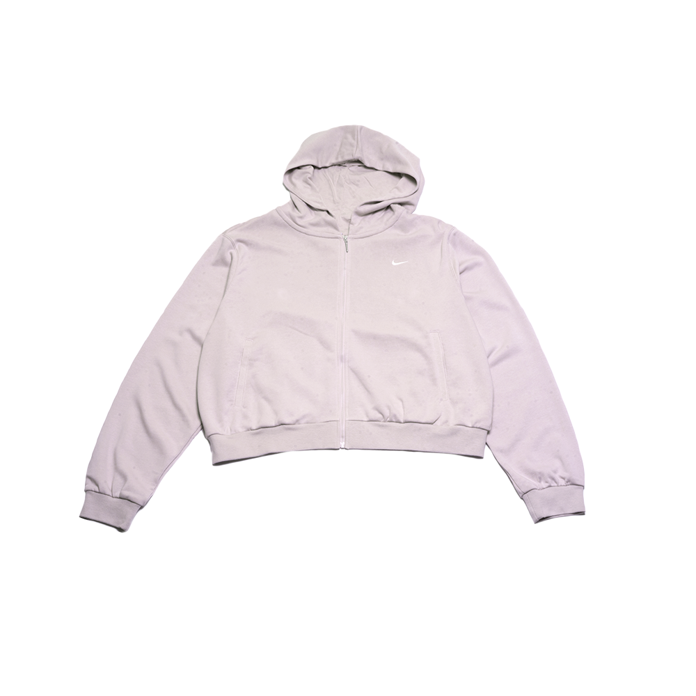 W NSW Chill Terry Loose FZ French Hoodie 'Platinum Violet'