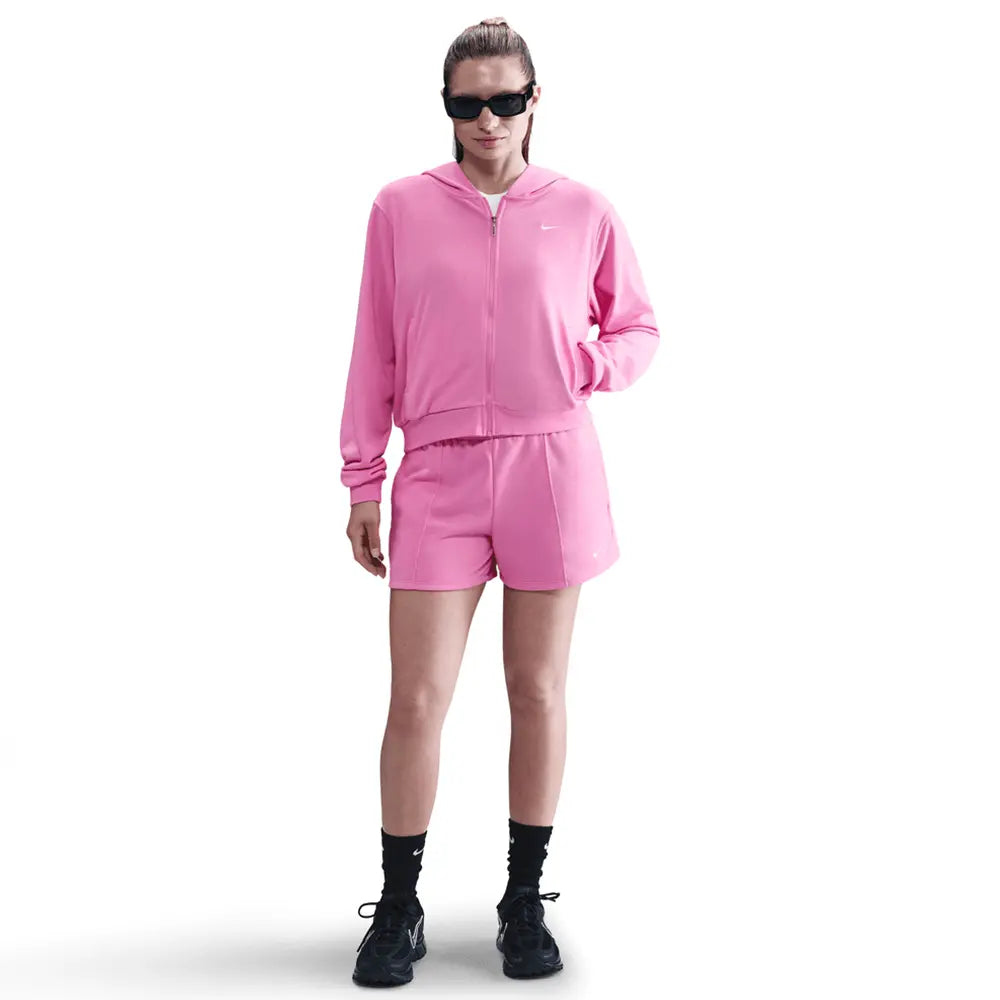 W NSW Chill Terry Loose FZ Hoodie 'Playful Pink'