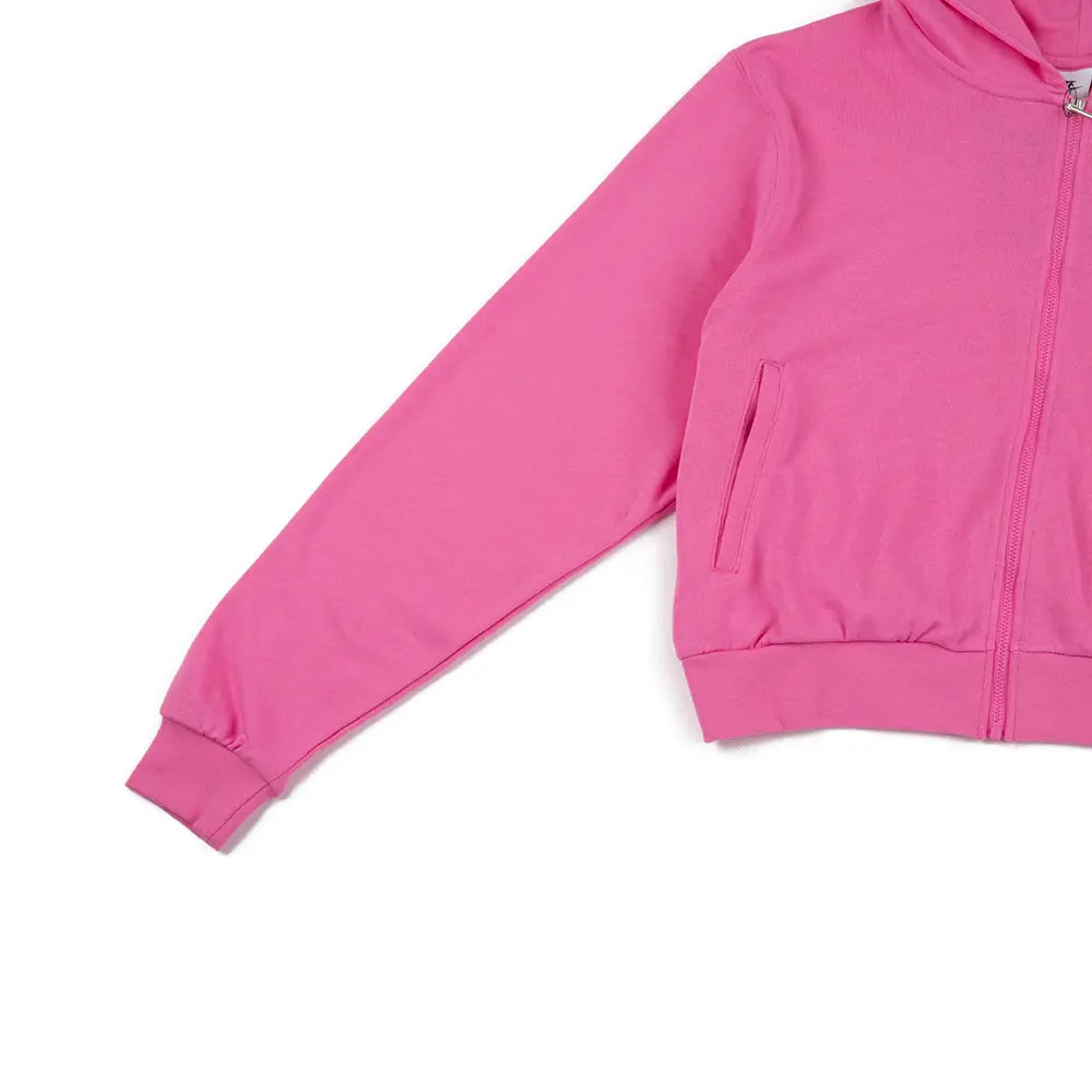 W NSW Chill Terry Loose FZ Hoodie 'Playful Pink'