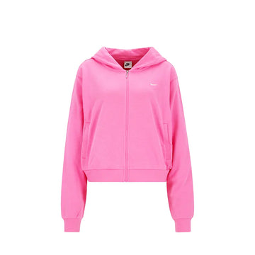 W NSW Chill Terry Loose FZ Hoodie 'Playful Pink'