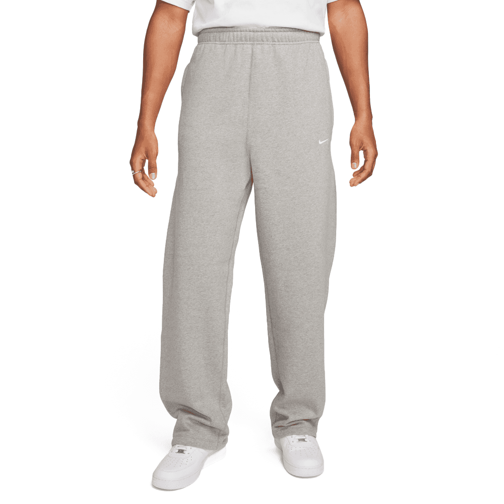 Solo Swoosh Open-Hem Fleece Sweatpant 'Grey'