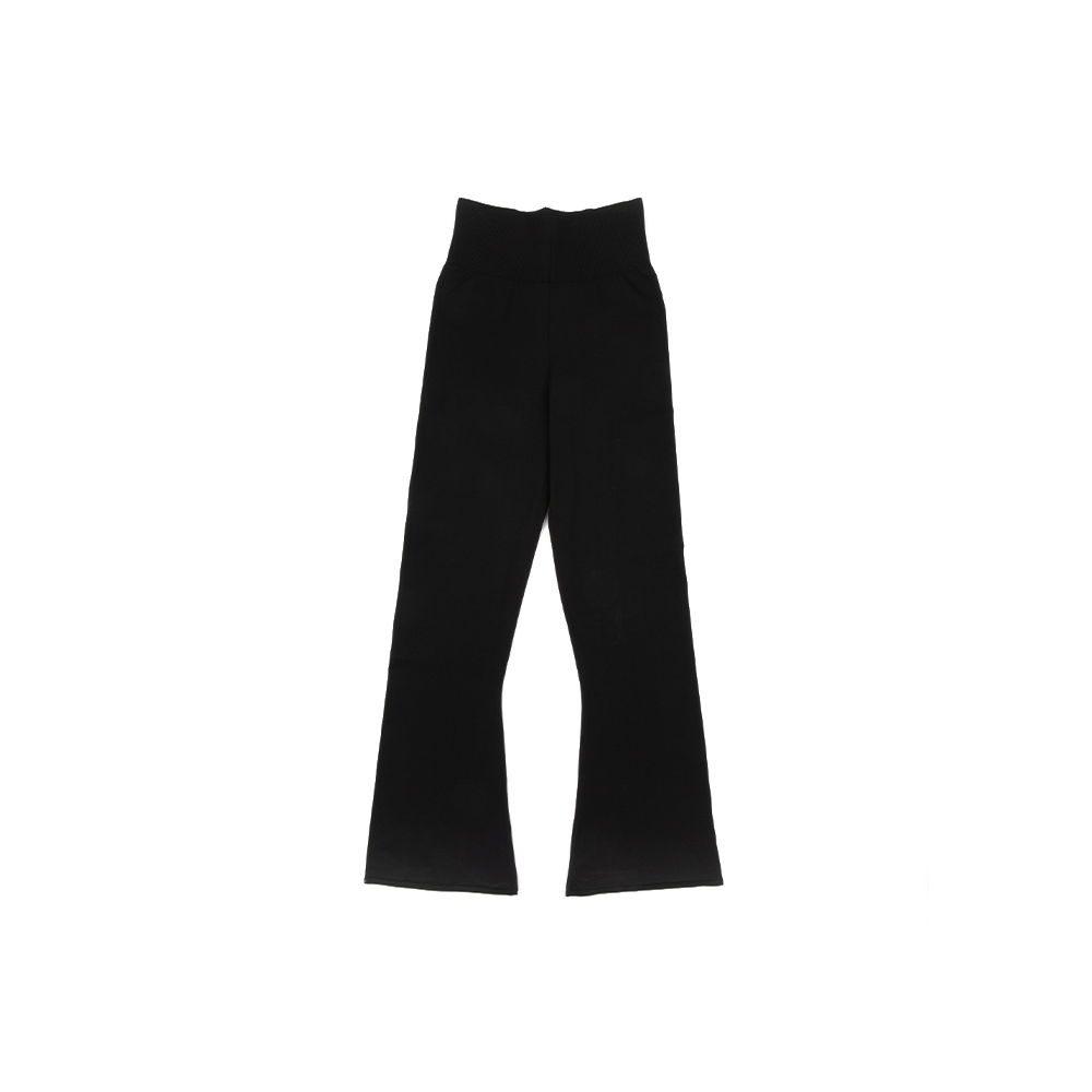 W NSW Chill Knit Tight Flared Pants 'Black'