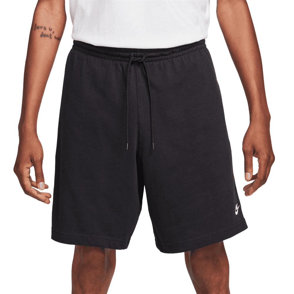 ★★Nike★★ Club Knit Shorts M Black White FQ4361010 FQ4361 NIKE CLUB MEN'S KNIT SHORTS BLACK/WHITE – Park Access