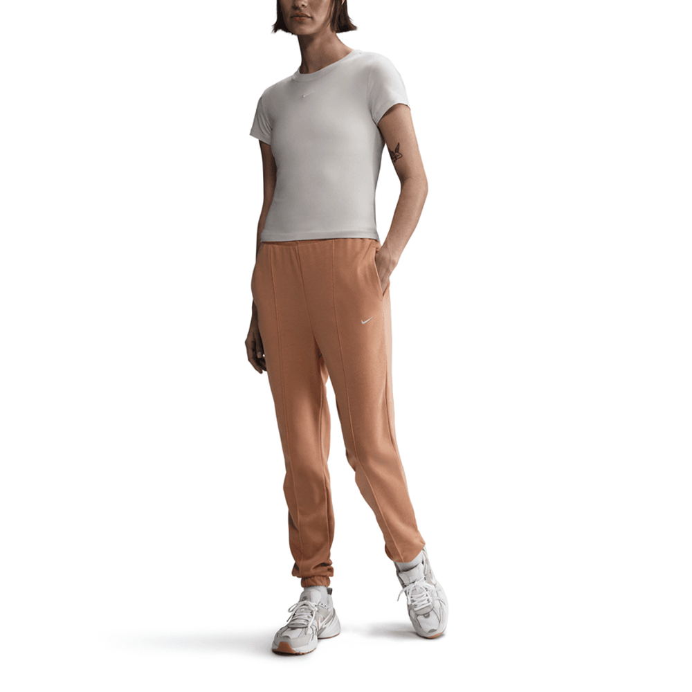 W Nike Chill Knit Tee 'Light Orewood Brown'