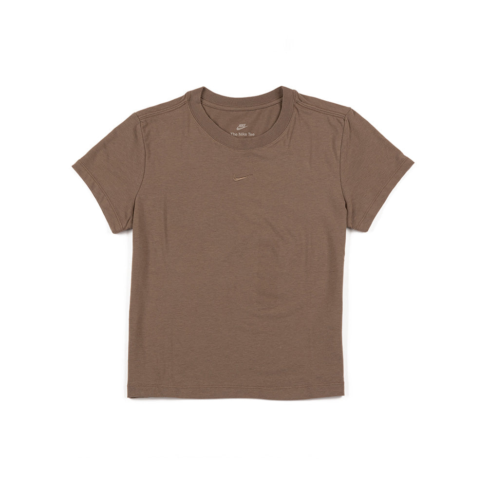 W Nike Chill Knit Tee 'Mink Brown'