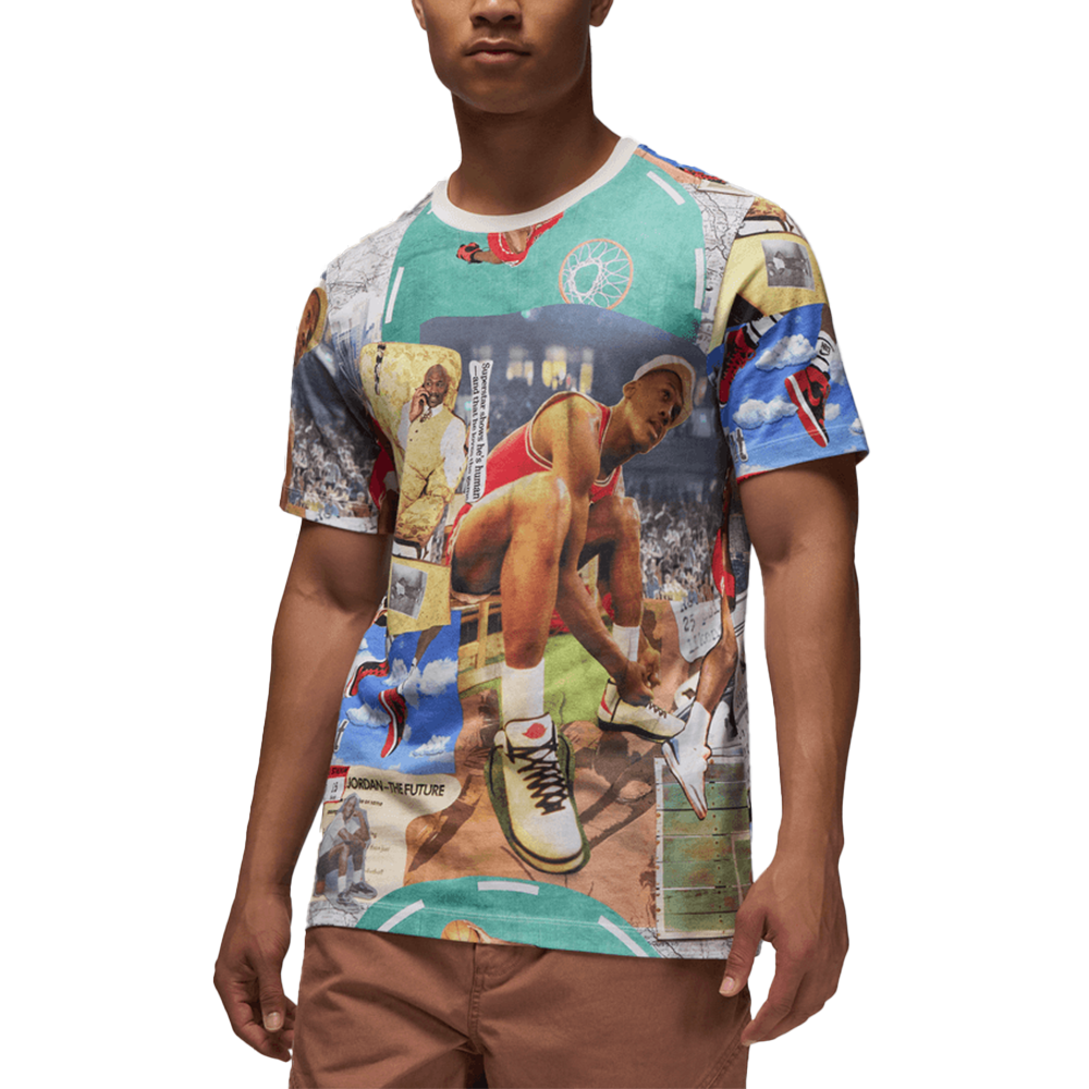 Jordan Flight Essentials Printed Tee 'White'