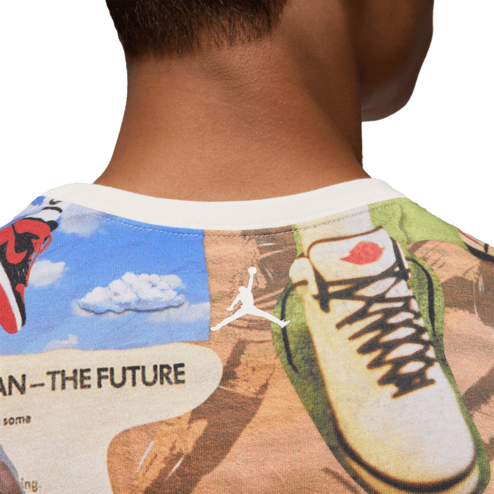 Jordan Flight Essentials Printed Tee 'White'