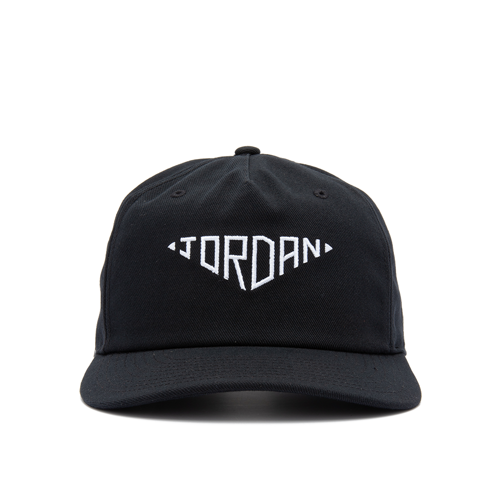 Jordan Pro Unstructured Flat Bill Hat 'Black/White'