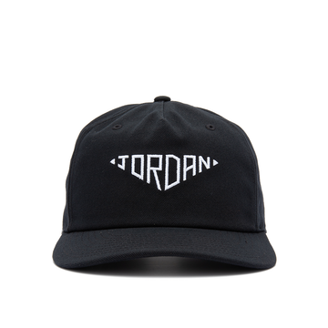 Jordan Pro Unstructured Flat Bill Hat 'Black/White'