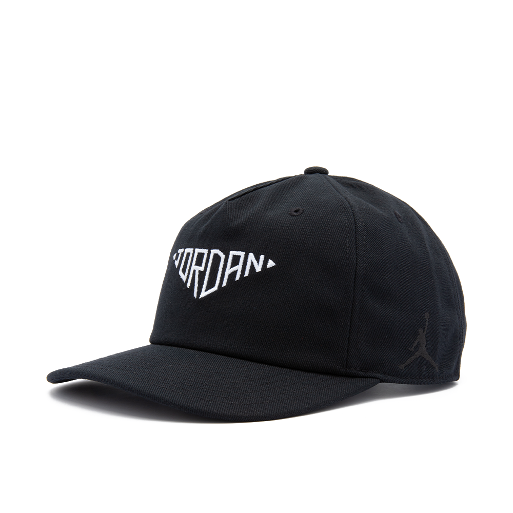 Jordan Pro Unstructured Flat Bill Hat 'Black/White'