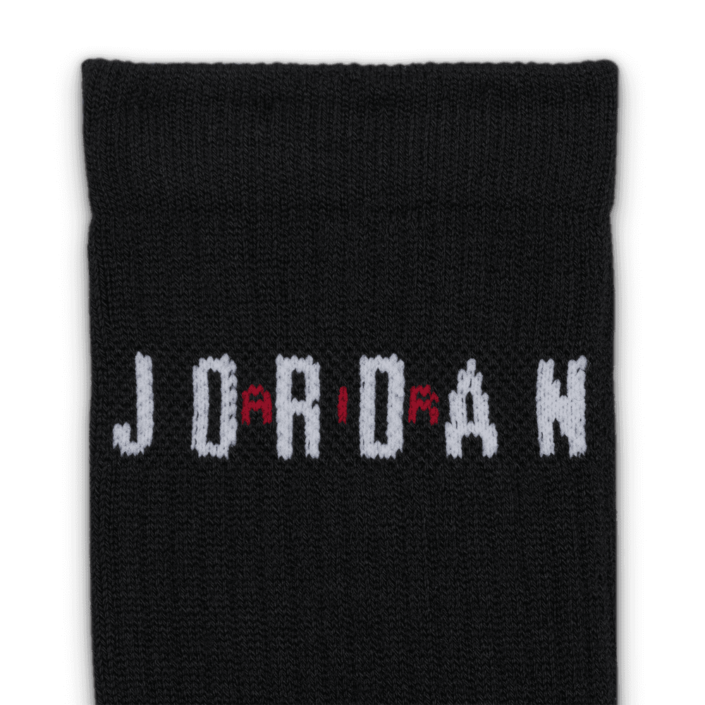 Jordan Everyday Crew Socks (6 Pairs) 'Black'