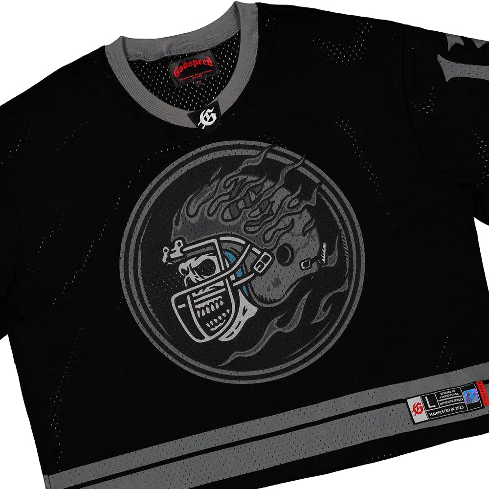 First Down Jersey 'Black Grey'