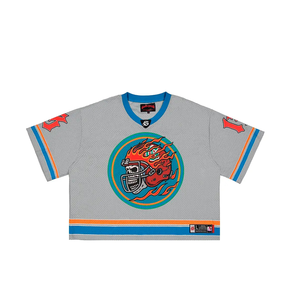 First Down Jersey 'Grey Blue Orange'