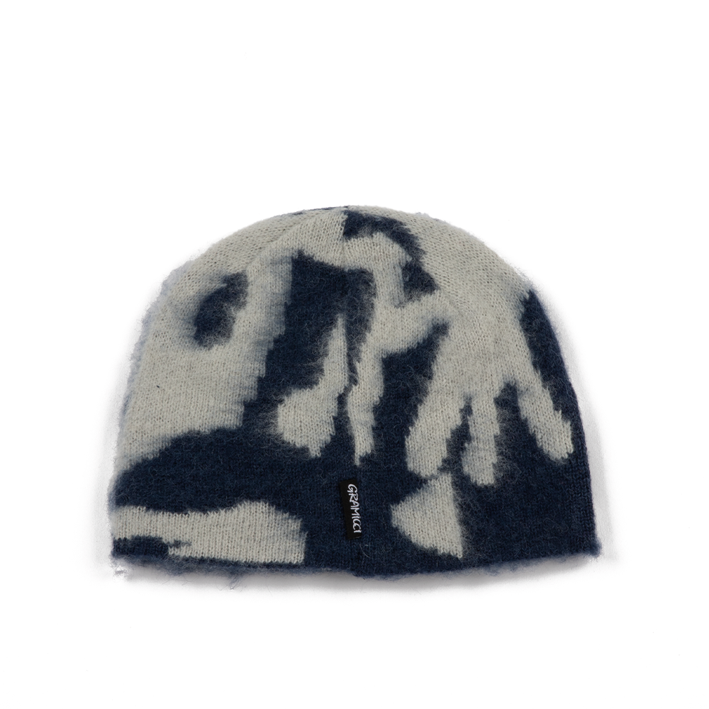 Mohair Burly Runningman Beanie 'Midnight'