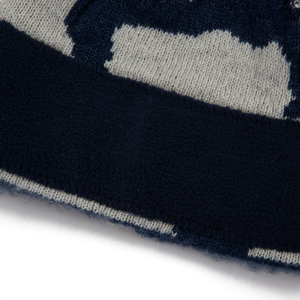Mohair Burly Runningman Beanie 'Midnight'