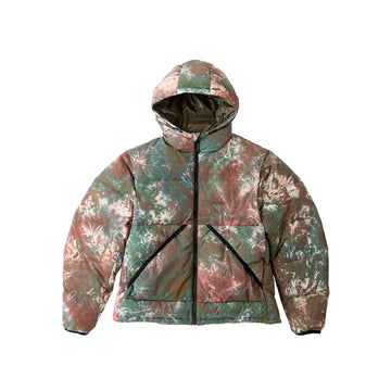 Down Puffer Hooded Jacket 'Tie Dye'