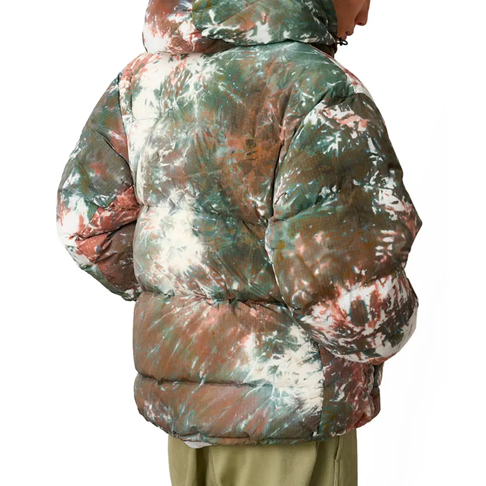 Down Puffer Hooded Jacket 'Tie Dye'