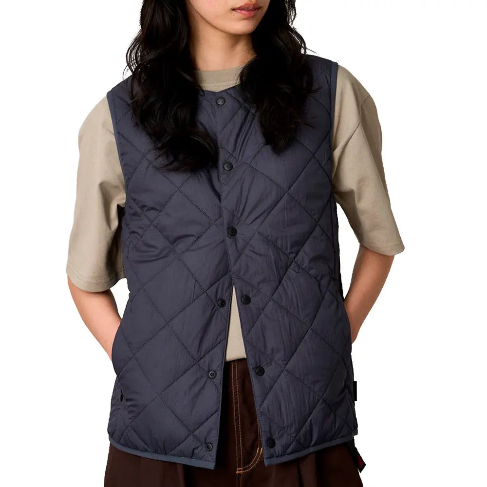 Thermal Insulation Quilted Vest 'Black'