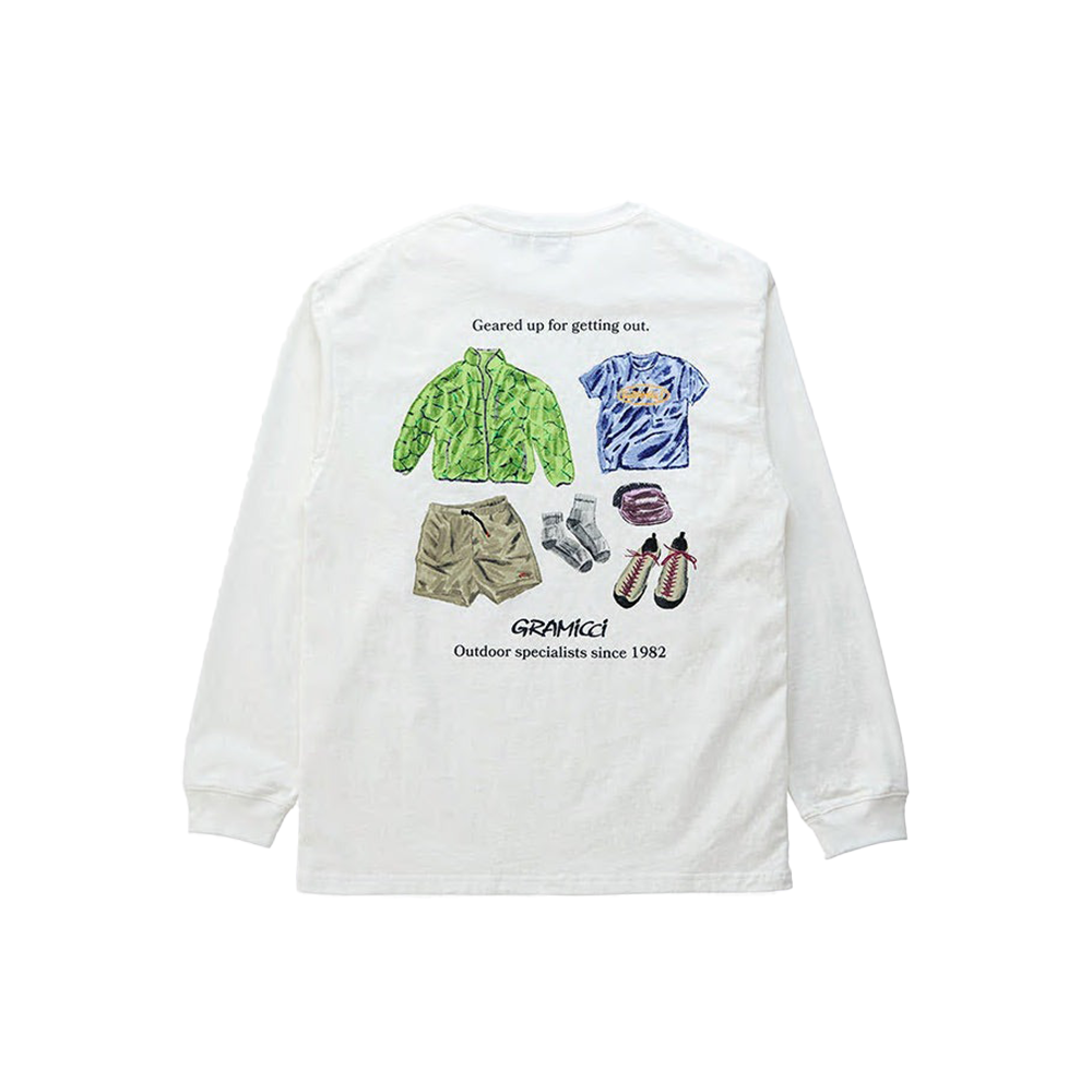 geared out Gramicci Geared Up L/S Tee 'Grey Heather' – TAKOUT®