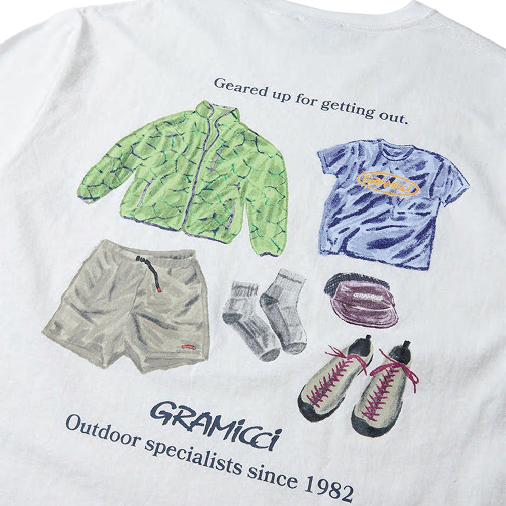 geared out Gramicci Geared Up L/S Tee 'Grey Heather' – TAKOUT®