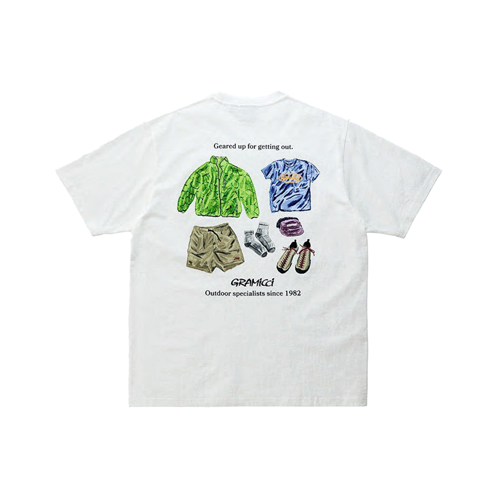Geared Up Tee 'White'