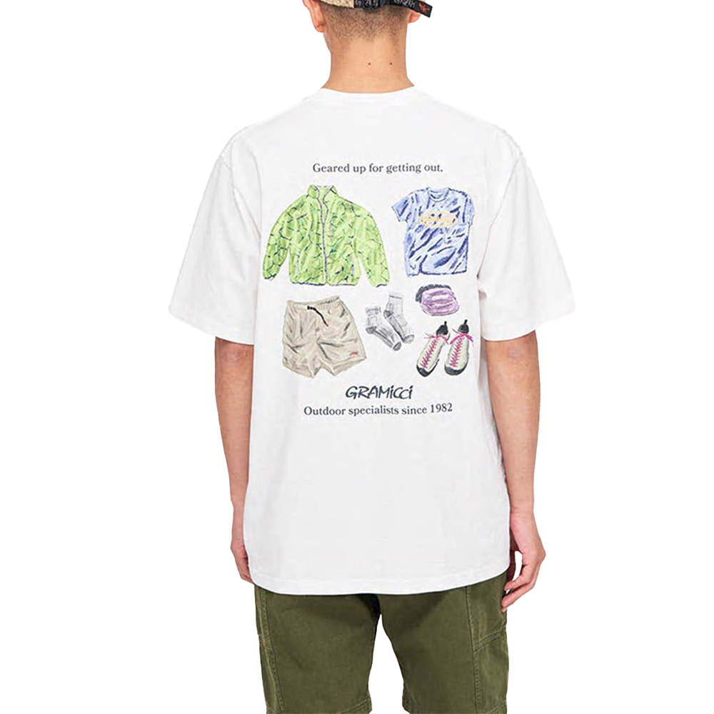Geared Up Tee 'White'