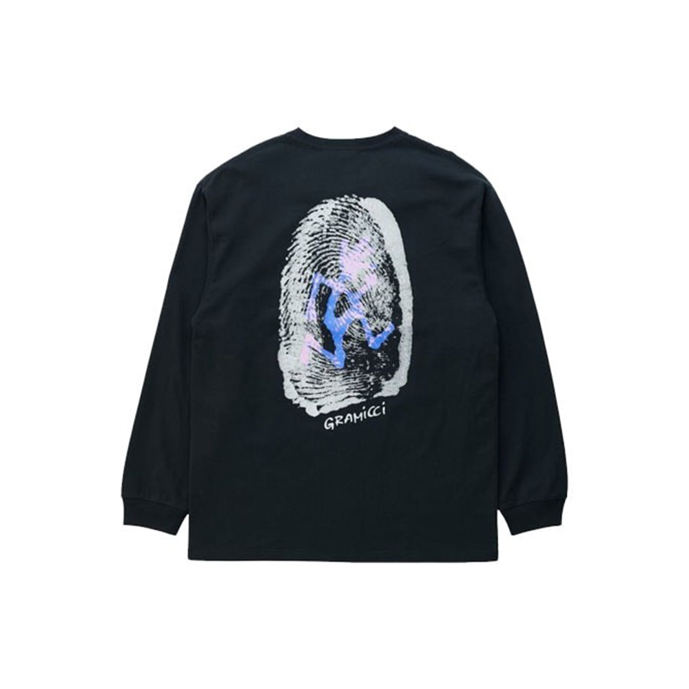 Thumbprint L/S Tee 'Vintage Black'