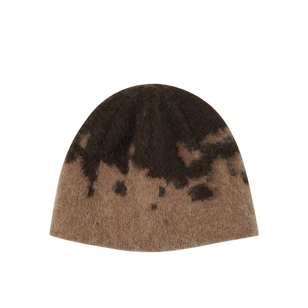 U Mohair Splatter Beanie 'Taupe Splatter'