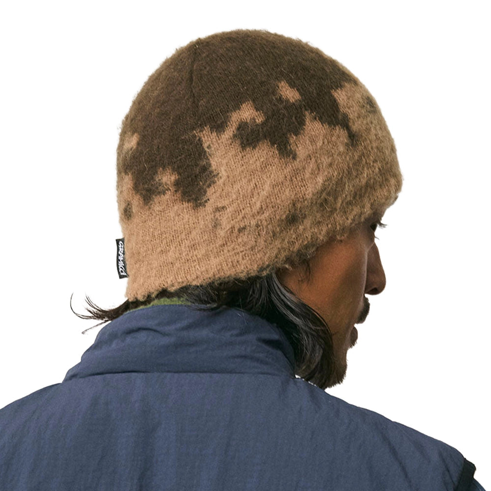 U Mohair Splatter Beanie 'Taupe Splatter'