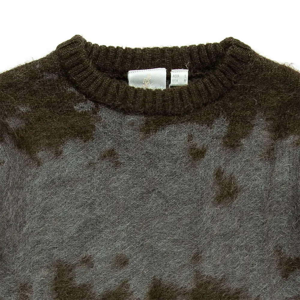 U Mohair Splatter Sweater 'Slate Splatter'