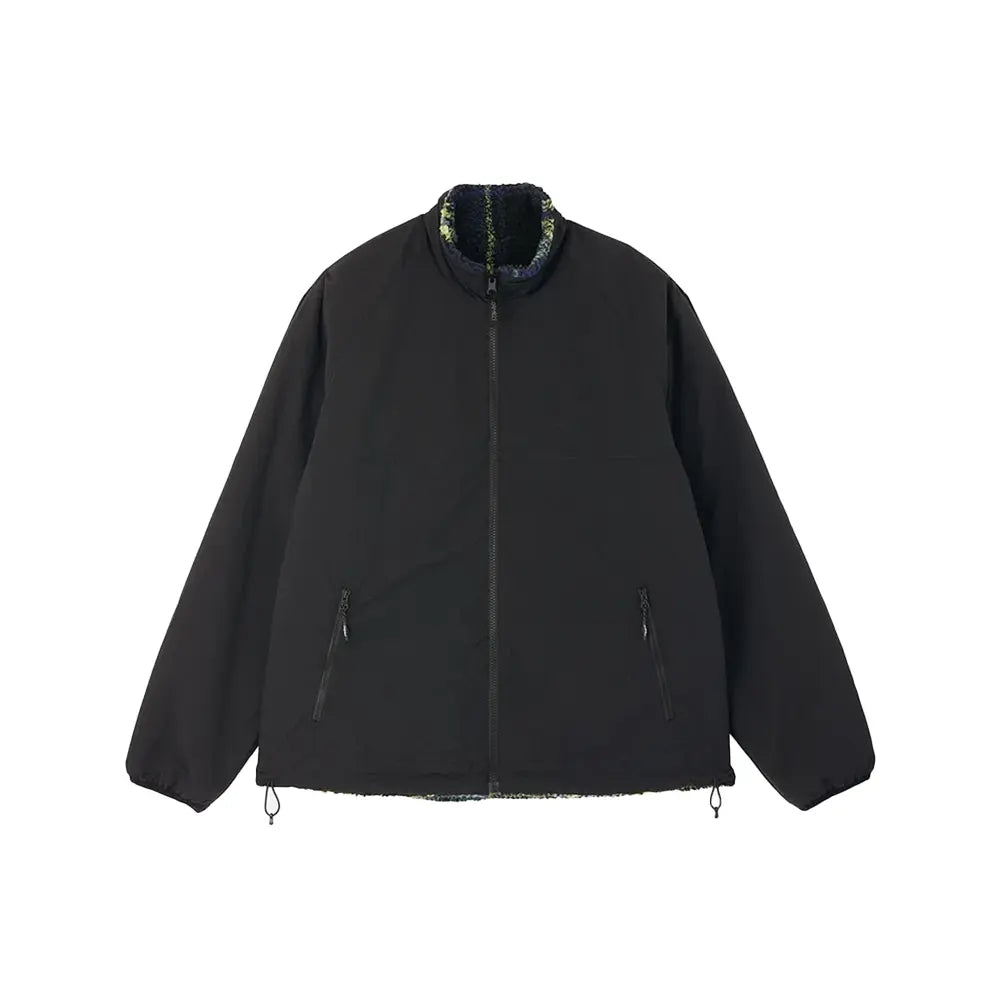 U Reversible Sherpa Plaid Jacket 'Plaid Black'