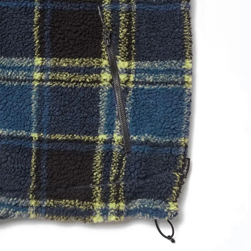 U Reversible Sherpa Plaid Jacket 'Plaid Black'