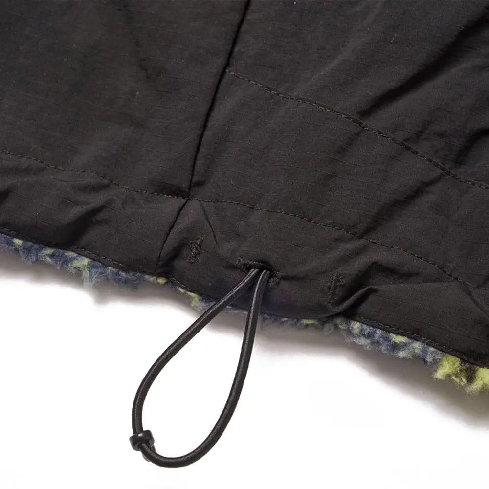 U Reversible Sherpa Plaid Jacket 'Plaid Black'