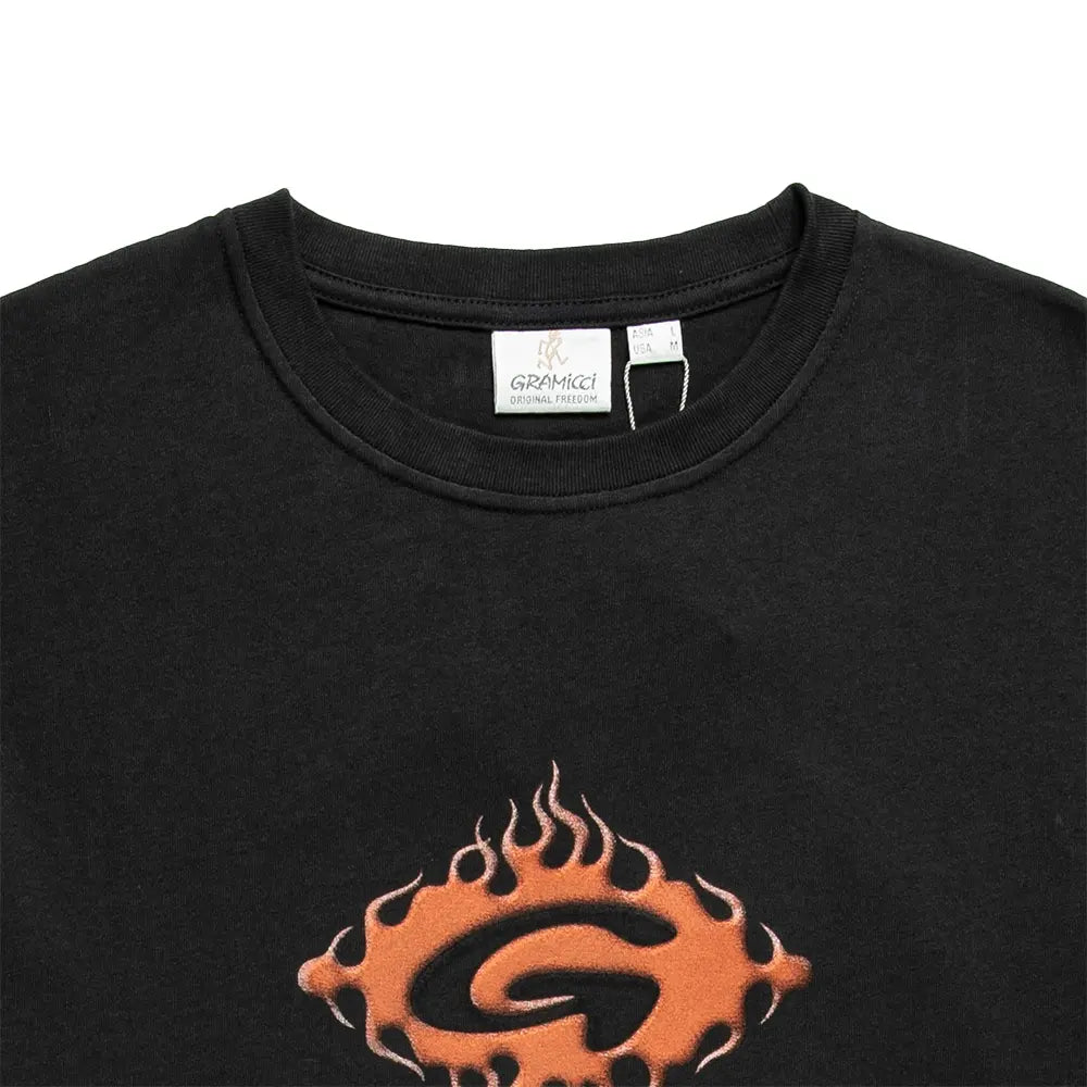 U Flames Long Sleeve Tee 'Vintage Black'