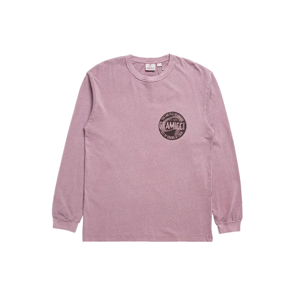 U Icon Long Sleeve Tee Pigment Dyed 'Lilac Pigment'