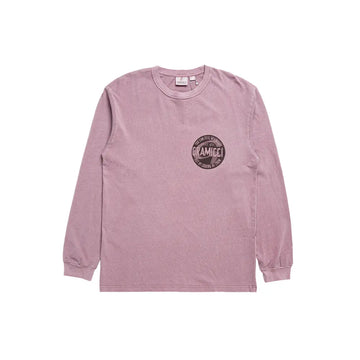 U Icon Long Sleeve Tee Pigment Dyed 'Lilac Pigment'