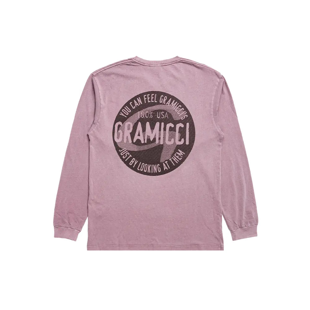U Icon Long Sleeve Tee Pigment Dyed 'Lilac Pigment'