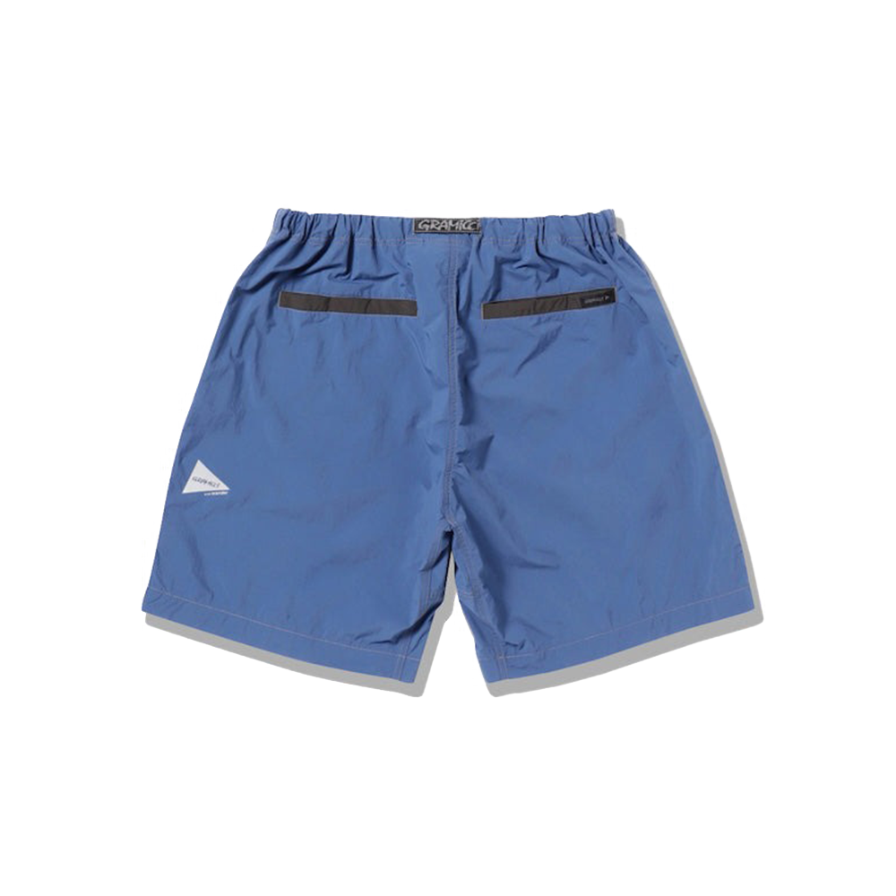 Gramicci x and wander Brushed Nylon Short 'Blue'